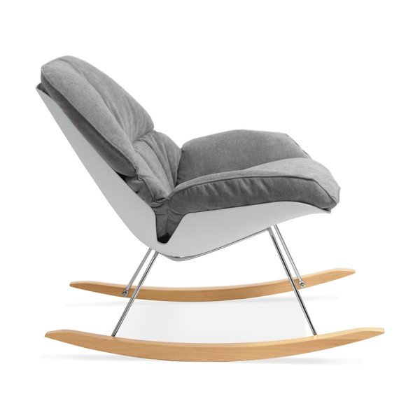 Sedia a dondolo grigia Polochon - Kokoon-image-2