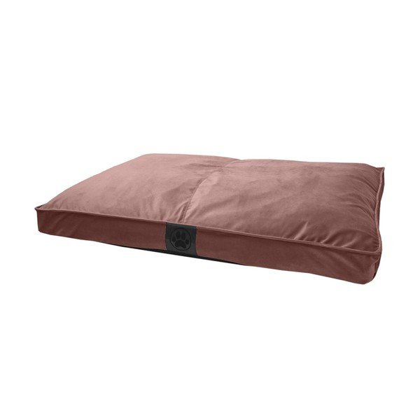 Letto scamosciato rosa 110x70 cm Dog Box - Ego Dekor