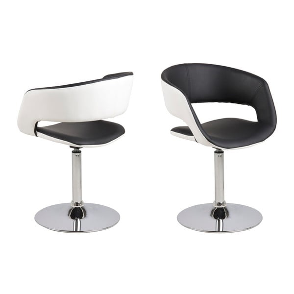 Černobílá jídelní židle Actona Grace-image-1