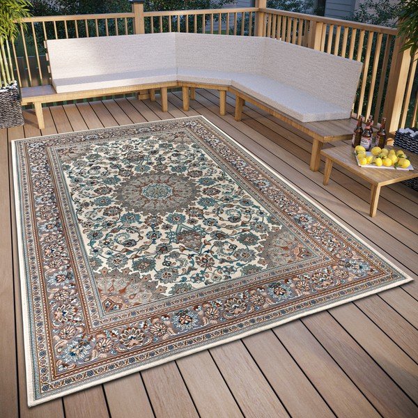 Tappeto per esterni marrone chiaro 80x165 cm Kadi - Hanse Home-image-1