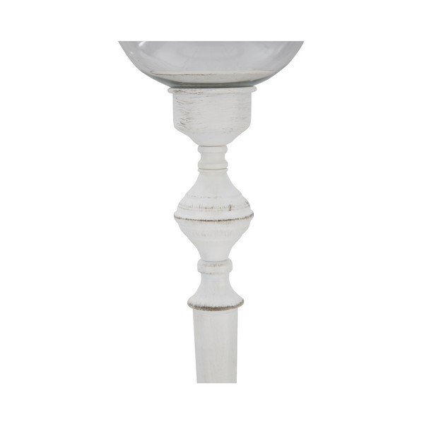 Portacandele bianco a un braccio Provenzia, altezza 72 cm - Mauro Ferretti-image-3