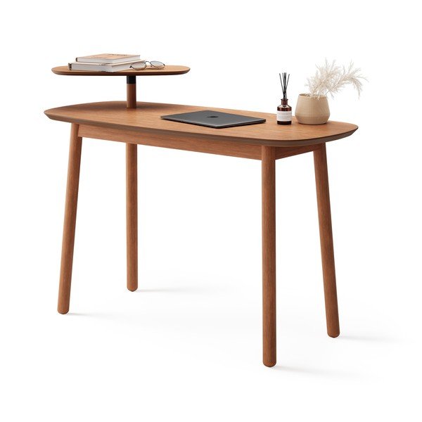 Tavolo da lavoro in faggio 56x127 cm Swivo - Umbra-image-4