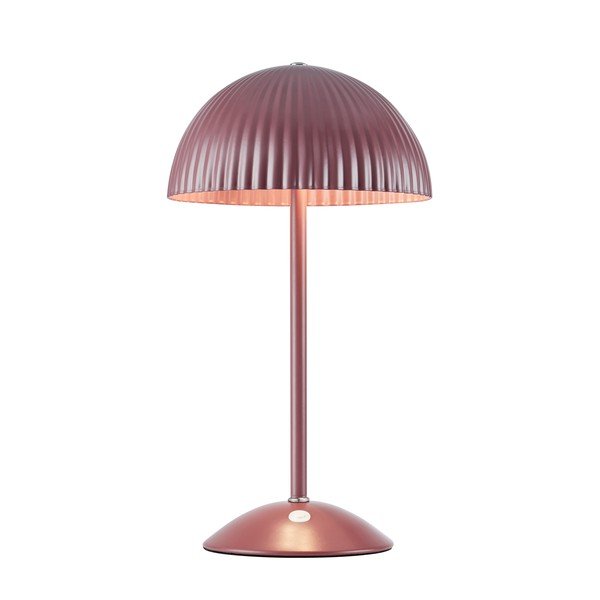 Lampada da tavolo rossa in metallo con paralume in metallo (altezza totale 33,5 cm) Zin – Markslöjd