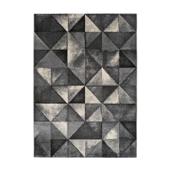 Tappeto grigio , 67 x 125 cm Delta Triangle - Universal