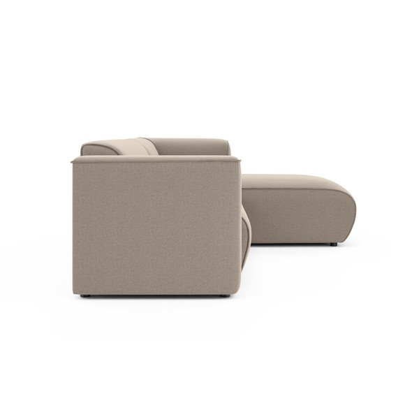 Divano angolare marrone chiaro (con penisola a destra/con chaise lounge) Merid  – Ropez-image-3