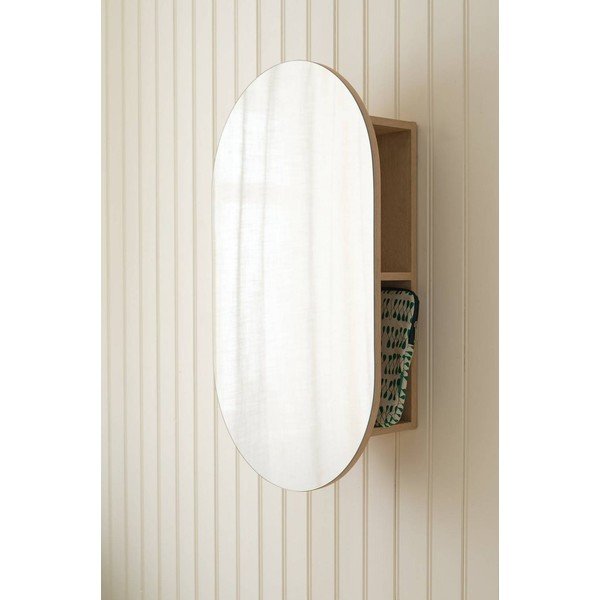 Specchio da parete con ripiano  17x85 cm Leia – Ellos Home-image-1