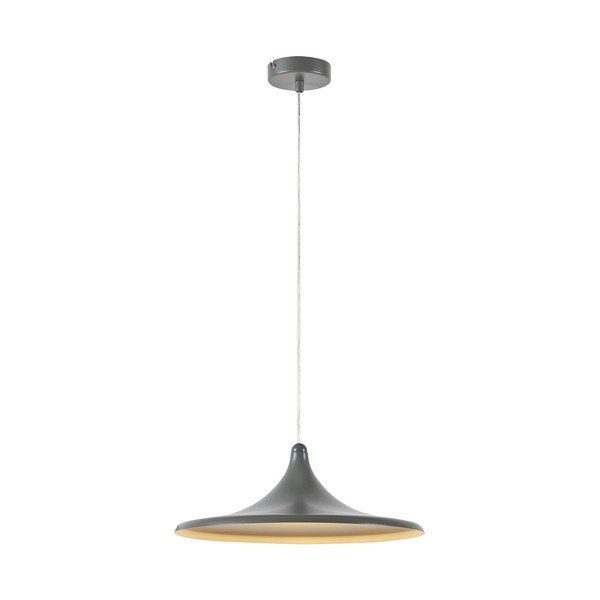 Lampadario LED grigio in metallo con intensità regolabile ø37x13 cm Beam – Markslöjd