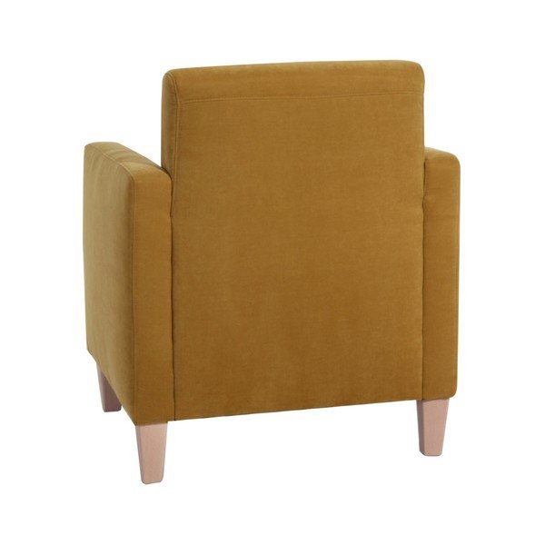 Poltrona gialla Milla Velor - Max Winzer-image-2