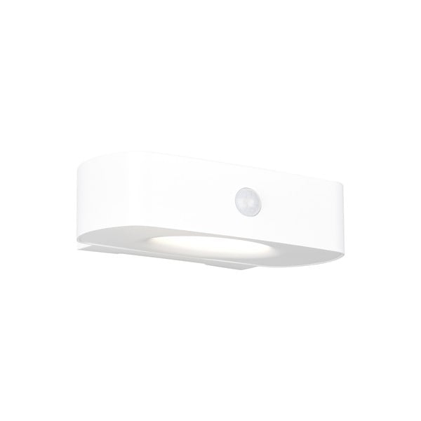 Illuminazione esterna LED con alimentazione a pannelli solari con sensore di movimento da parete (altezza totale 6 cm) Bilbao – Trio-image-4