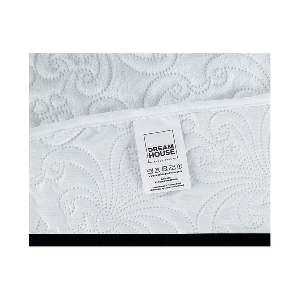 Copriletto bianco in microfibra con due federe Velvet Clara, 250 x 260 cm - Dreamhouse-image-4