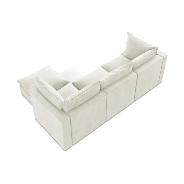 Divano angolare beige (con penisola a destra/con chaise lounge) Manao – Makamii-image-3