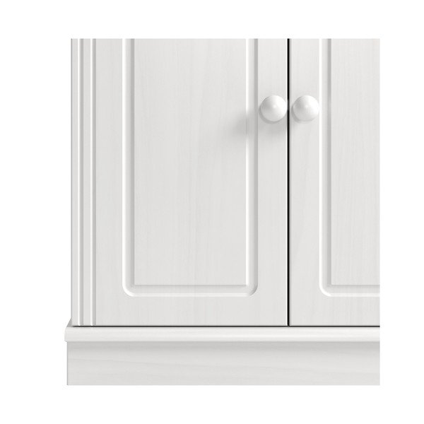 Mobile per bagno bianco in pino massiccio alto 60x115,5 cm Anita – Støraa-image-4