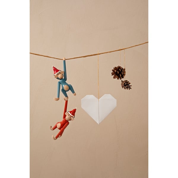 Statua in legno altezza 9,5 cm Monkey Mini - Kay Bojesen Denmark-image-4