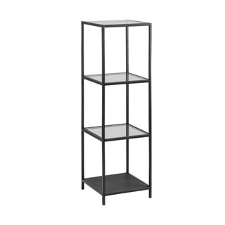 Scaffale nero in vetro 35x120 cm Seaford - Actona