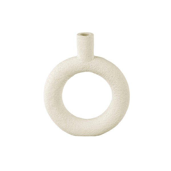 Vaso in poliresina beige Ring - PT LIVING