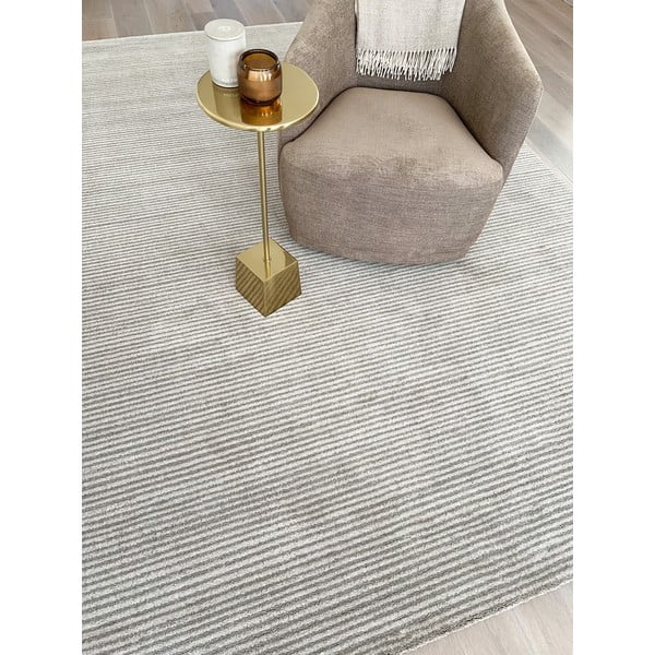 Tappeto in lana crema 120x180 cm Calisia M Ribs - Agnella-image-1