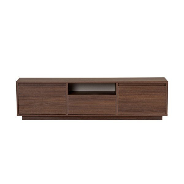 Mobile TV colore naturale scuro con effetto noce 160x42x30 cm Sentinel – Kalune Design-image-4