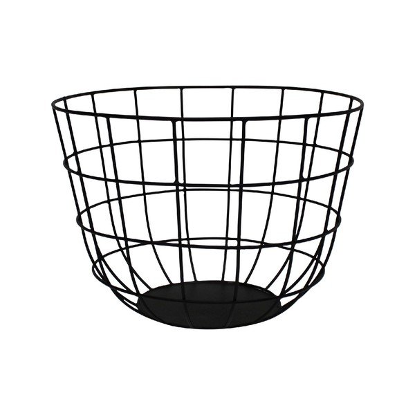 Kovový košík Netz Black, 20 cm