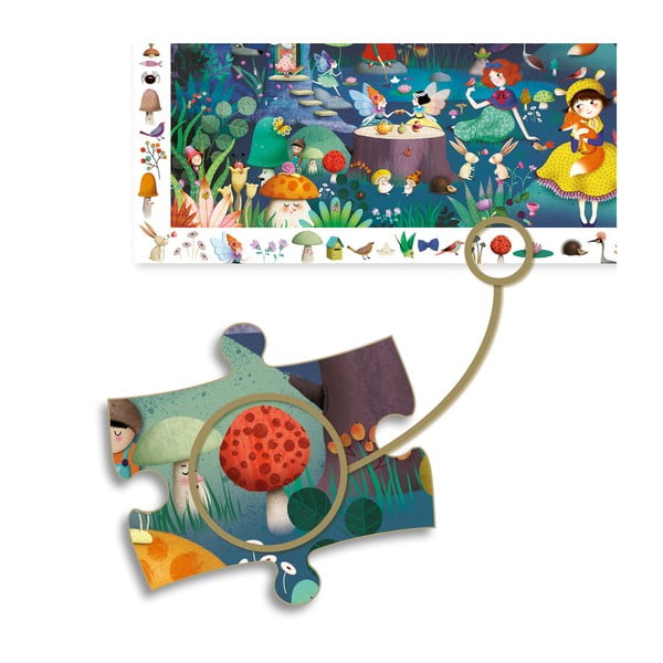 Puzzle Fairytale Forest - Djeco-image-2