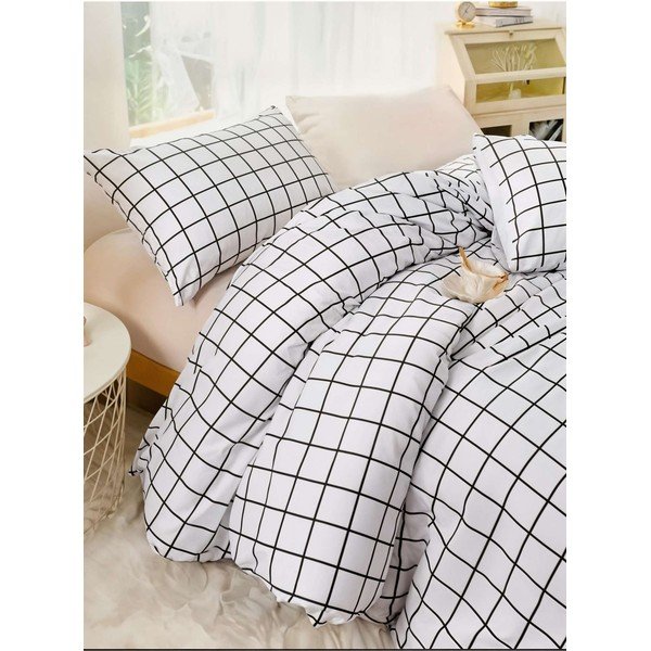 Set copripiumino e federa nero per letto singolo 200x140 cm Pled  – Mijolnir-image-1