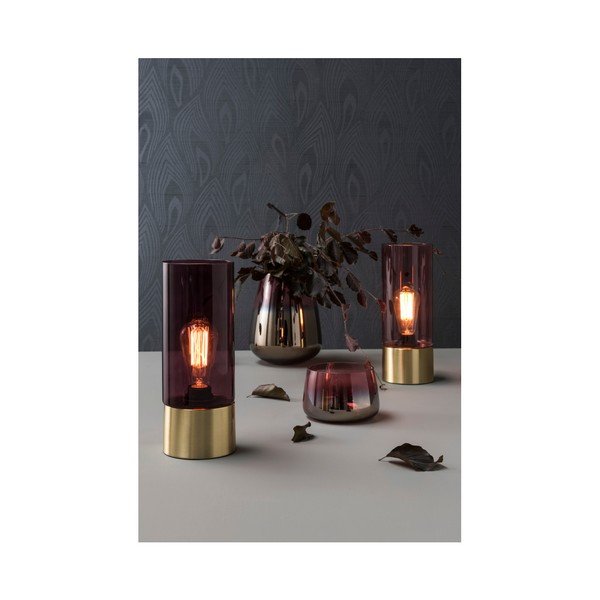 Vaso in vetro rosa oliato, altezza 10 cm - PT LIVING-image-1