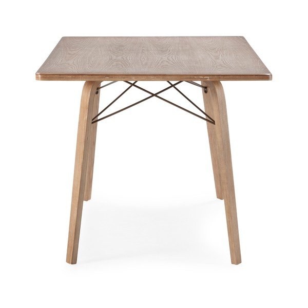 Tavolo da pranzo con piano effetto rovere 90x180 cm Lujan – MOME-image-4