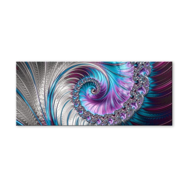 Immagine Glas Fractal Silver, 50 x 125 cm - Styler