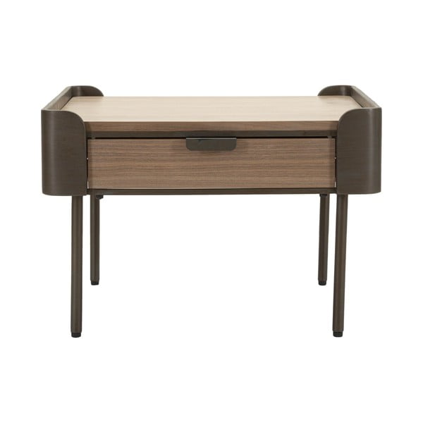 Tavolino da caffè marrone in legno di abete 60x60 cm Toronto - Mauro Ferretti