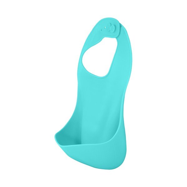 Bavaglino in silicone blu con tasca Bavaglino - Kindsgut-image-3