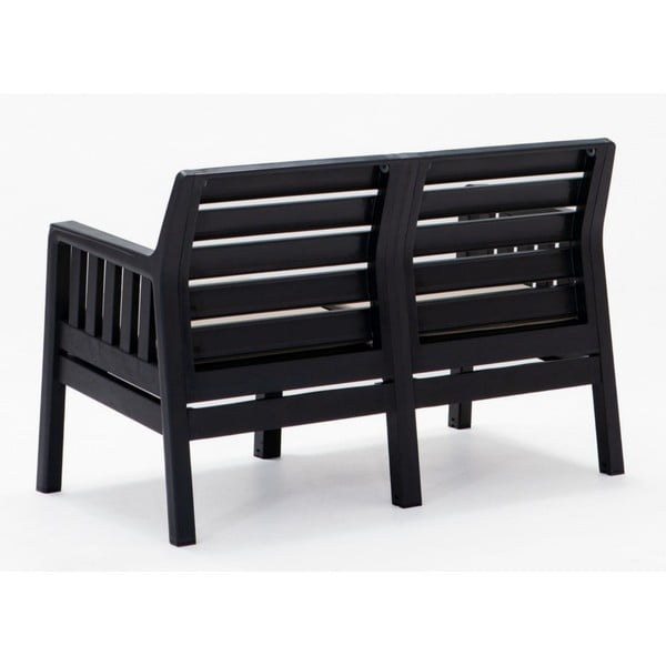 Set salotto da giardino antracite per 4 persone Lara - Floriane Garden-image-4