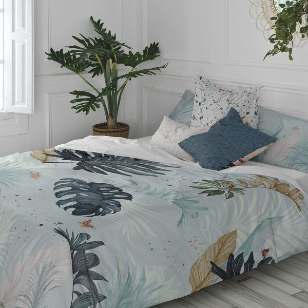 Set di 2 federe decorative in cotone Tropical - Happy Friday Basic-image-1