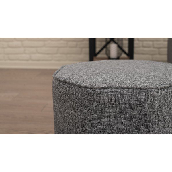 Sgabello grigio Hexa - Balcab Home-image-2