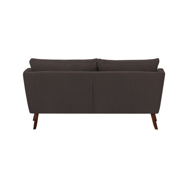 Divano marrone a tre posti Elena, con lettino nell'angolo a sinistra - Mazzini Sofas-image-4