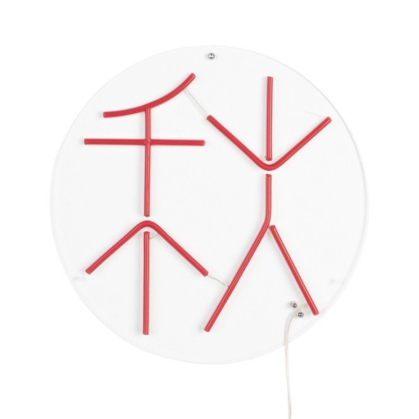 Decorazione con luce al neon a LED rossa Sya - Dutchbone