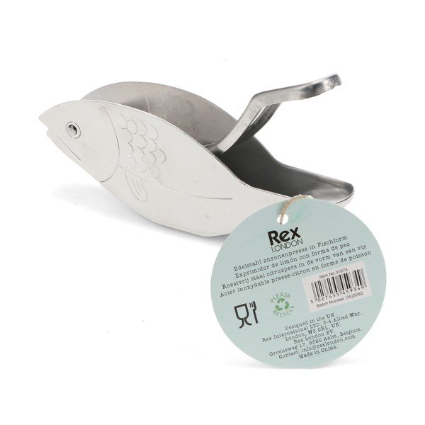 Spremi lime in acciaio inox Fish – Rex London-image-4