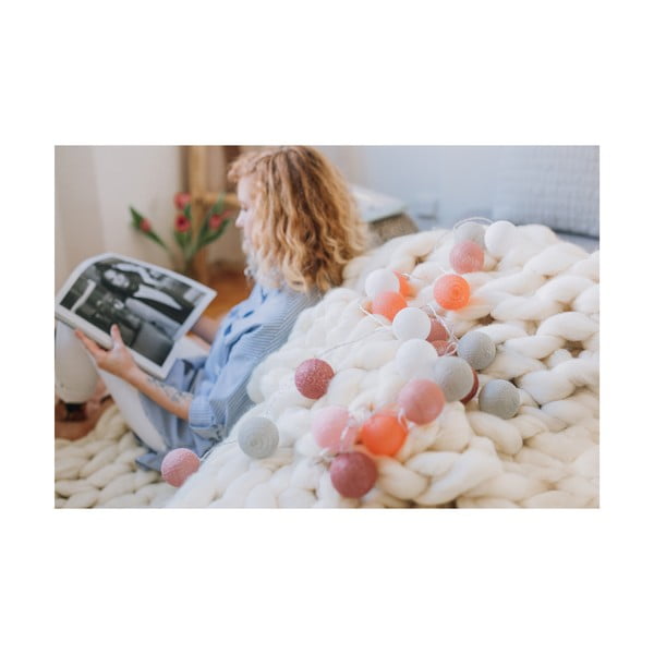 Catena luminosa bianca con lampadine LED LUKKA, 30 luci - Bonami Essentials-image-3