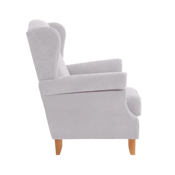 Poltrona grigio chiaro Verita Velor - Max Winzer-image-1