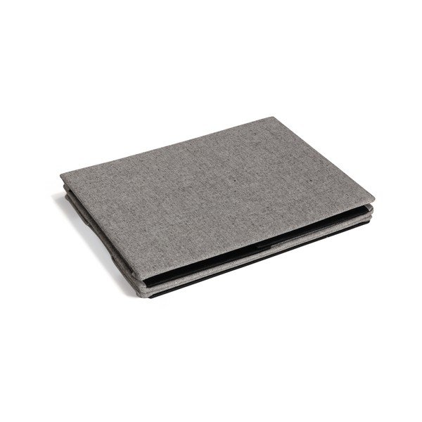 Scatola con coperchio grigia in tessuto 27x36x19 cm Soft Storage Small – Bigso-image-4