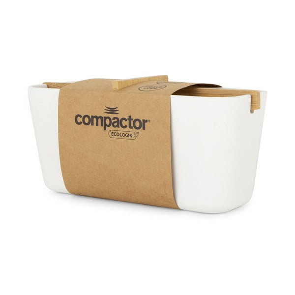 Organizzatore da bagno bianco Ecologic, 21 x 8 cm - Compactor-image-2