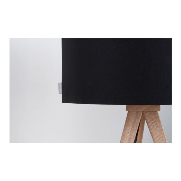 Lampada da tavolo nera Legno Tripod - Zuiver-image-3