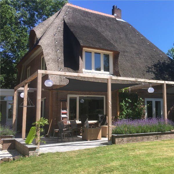 Vela quadrata Como grigio, 5 x 5 m - Livin' Outdoor-image-1