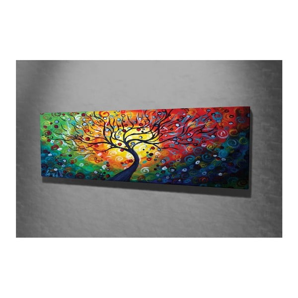 Pittura murale su tela Albero, 80 x 30 cm - Wallity-image-1