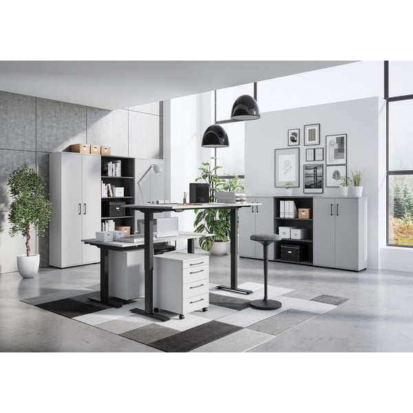 Scrivania regolabile elettricamente 80x160 cm Agenda - Germania-image-1