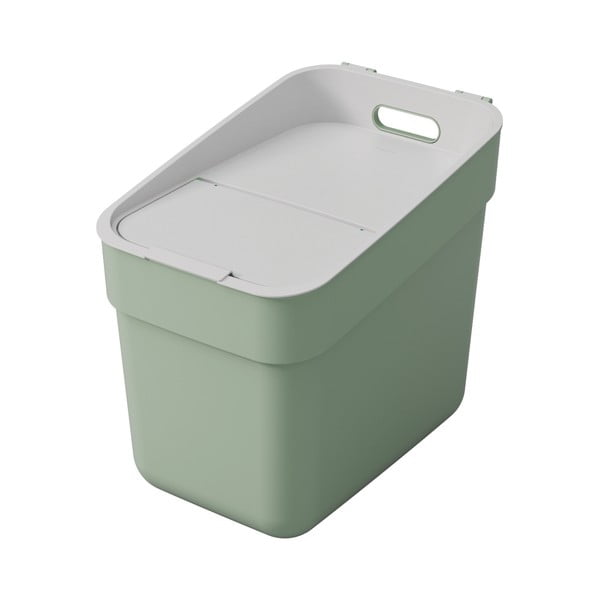 Cestino in plastica riciclata verde chiaro 20 l Ready To Collect - Curver