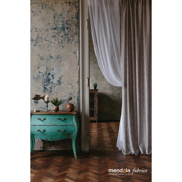 Tenda bianca 140x260 cm Michelle - Mendola Fabrics-image-4
