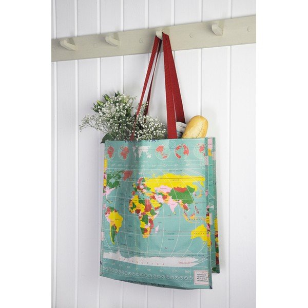 Borsa della spesa World Map - Rex London-image-1