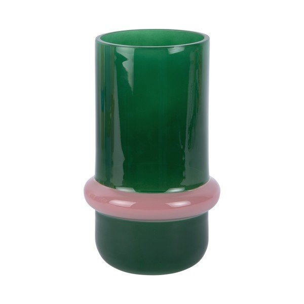Vaso verde in vetro (altezza totale 22 cm) Animado Anillo – PT LIVING