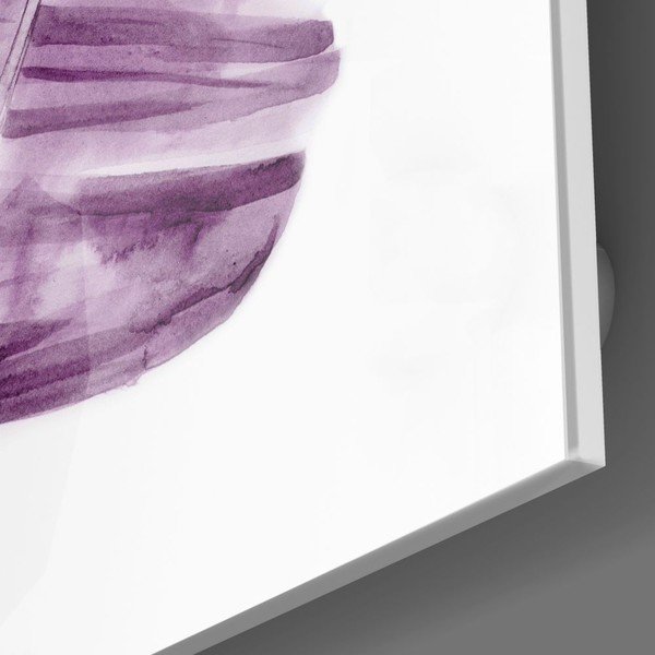 Pittura su vetro Lila , 46 x 72 cm Leaf - Insigne-image-2