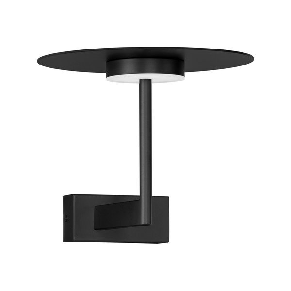Lampada da parete LED nera opaca in alluminio Tovi – Nova Luce