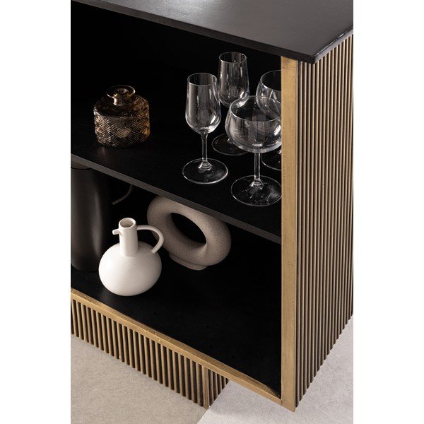 Isola da cucina con piano in legno di mango 40x160 cm Virat – Bizzotto-image-3